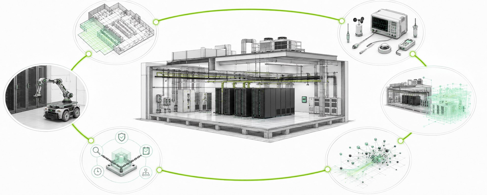 DSO lifecycle loop around an instrumented AI facility